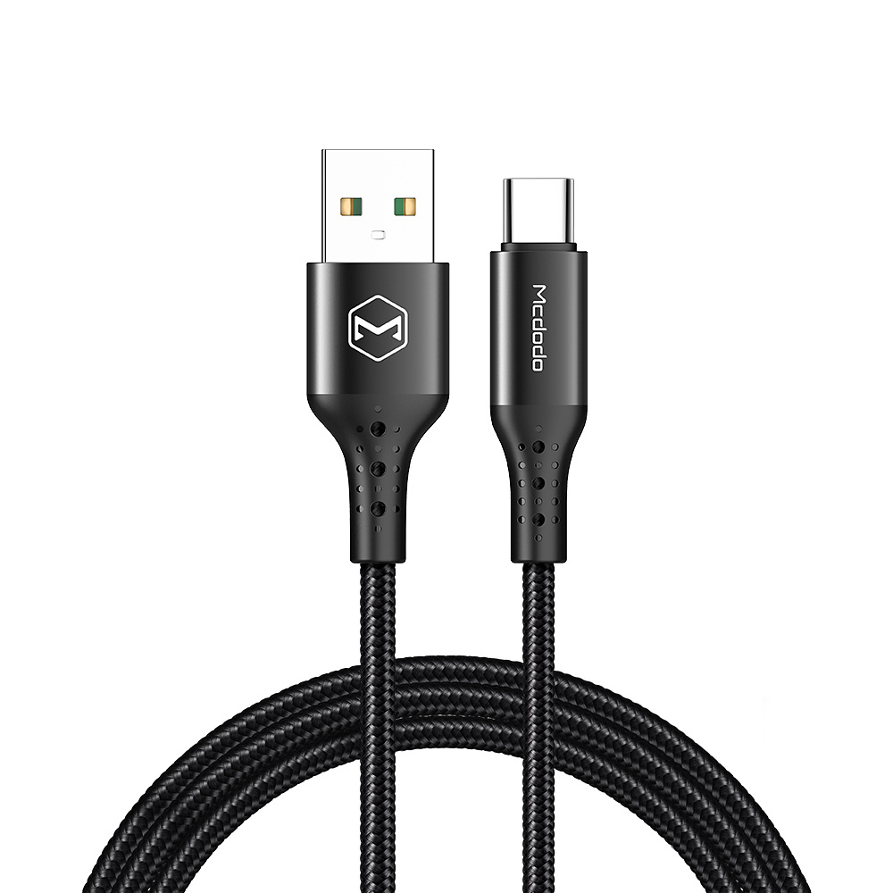 McDodo CA-7430 USB-C kabel med QC, 5A, 1.5m, svart