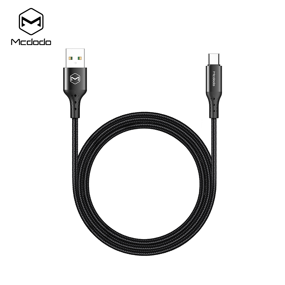 McDodo CA-7430 USB-C kabel med QC, 5A, 1.5m, svart