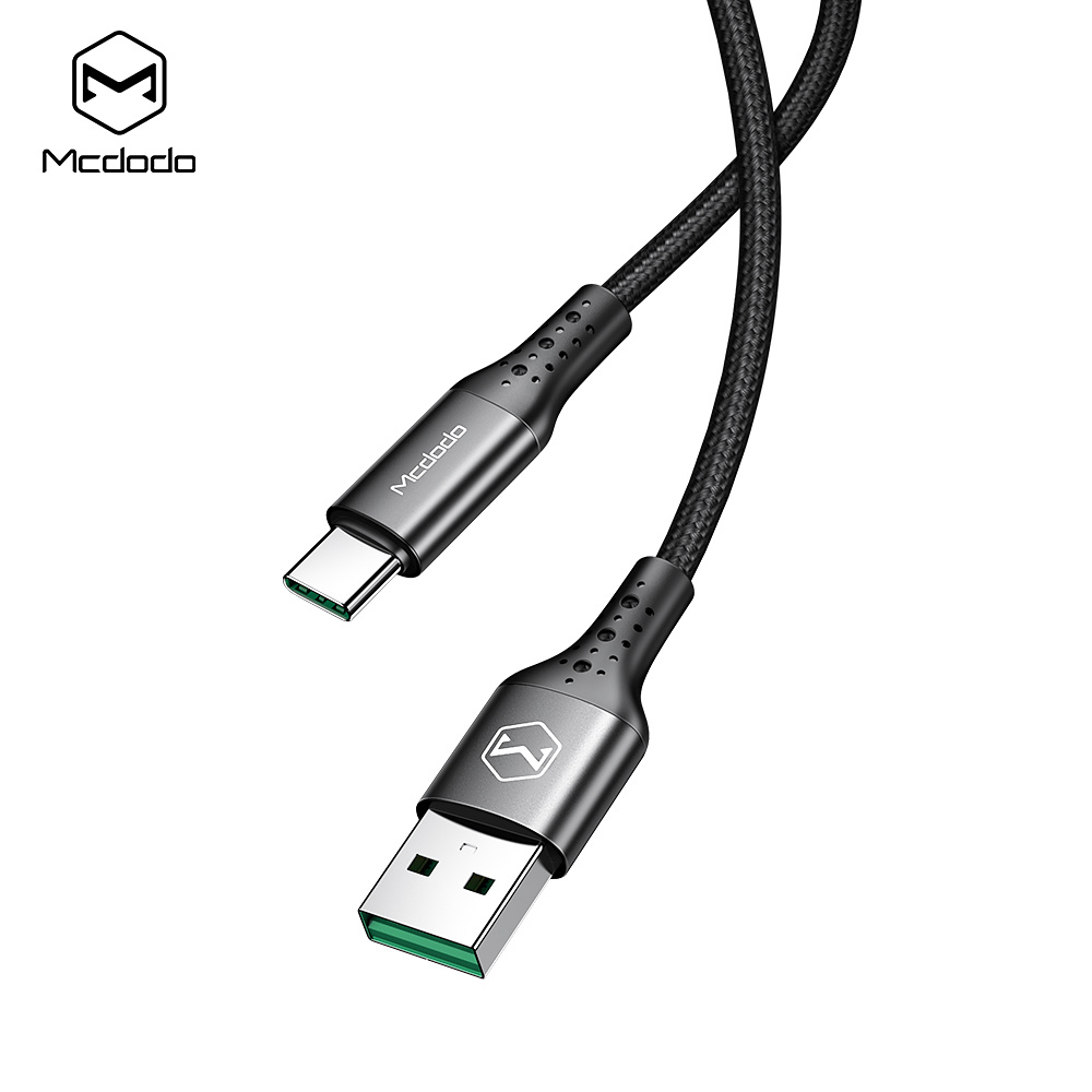 McDodo CA-7430 USB-C kabel med QC, 5A, 1.5m, svart