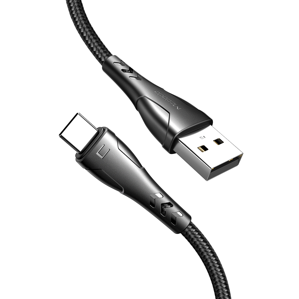 McDodo CA-764 USB-C till USB-C kabel, PD, 60W, 3A, 0.2m, svart