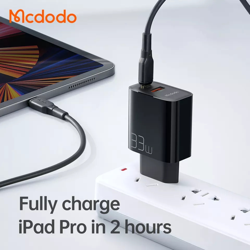 McDodo CH-0921 USB+USB-C Väggladdare, PD, QC3.0, 33W