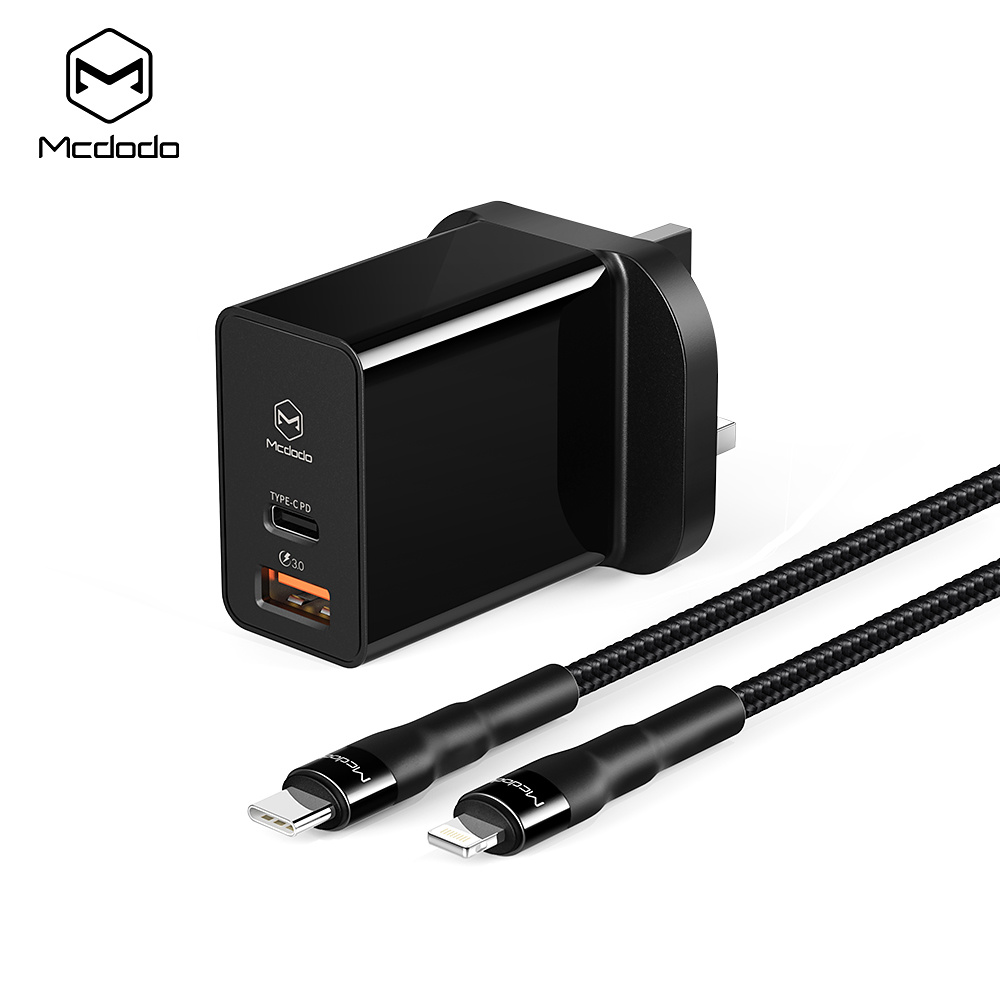 Mcdodo CH-7240 PD QC, 18W, reseladdare med EU Plug