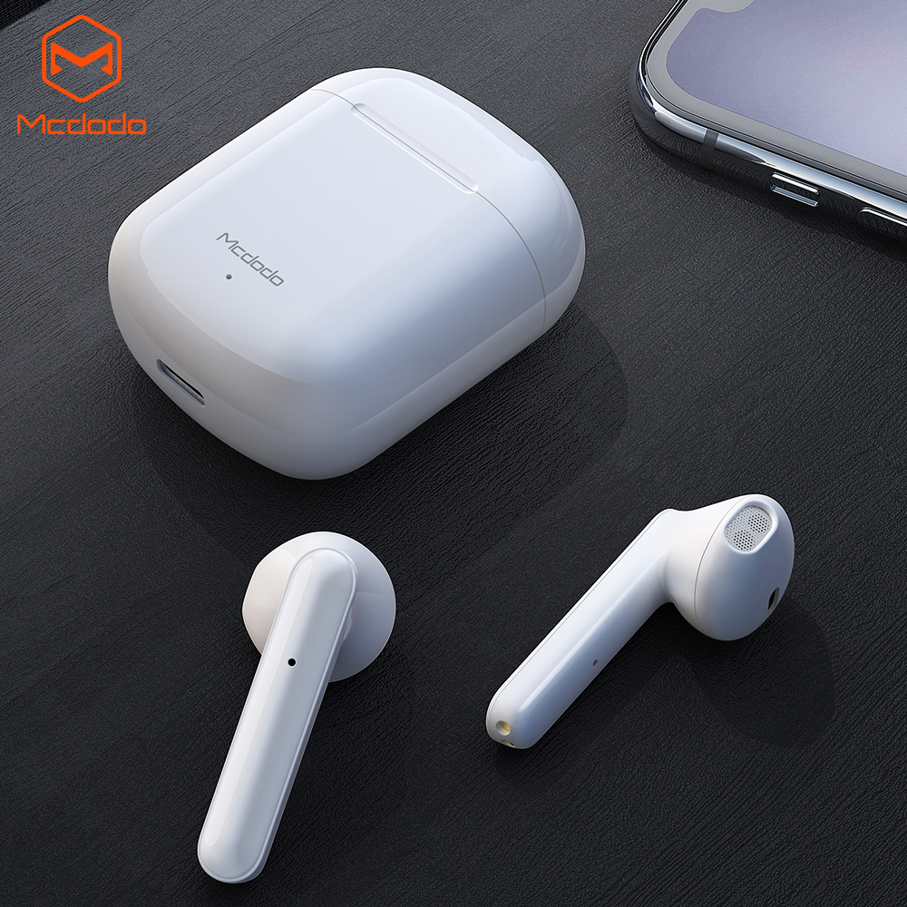 McDodo HP-5300 Trådlösa In-Ear Hörlurar, vit