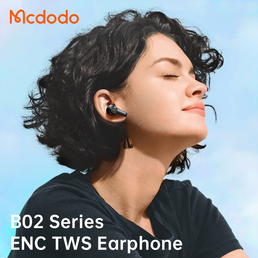 McDodo HP-8041 TWS Trådlösa In Ear-hörlurar, svart