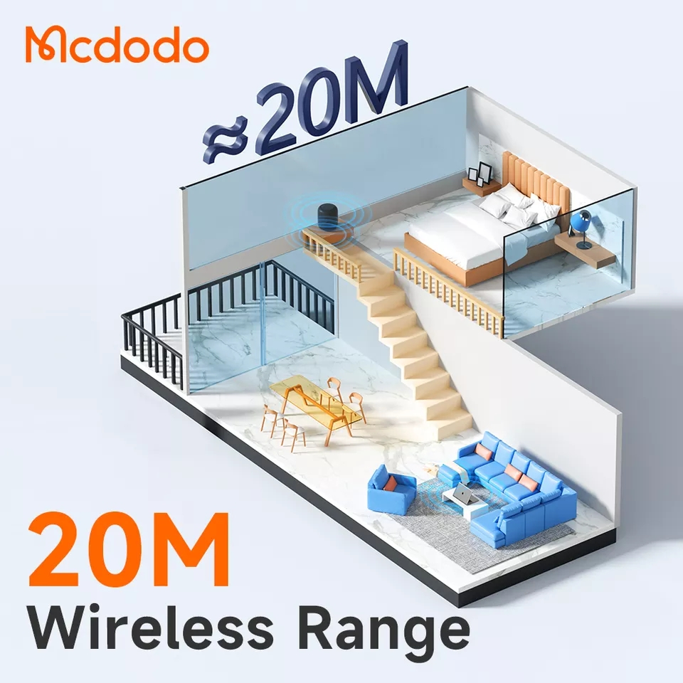 McDodo OT-1580 Bluetooth till USB-adapter, BT 5.1