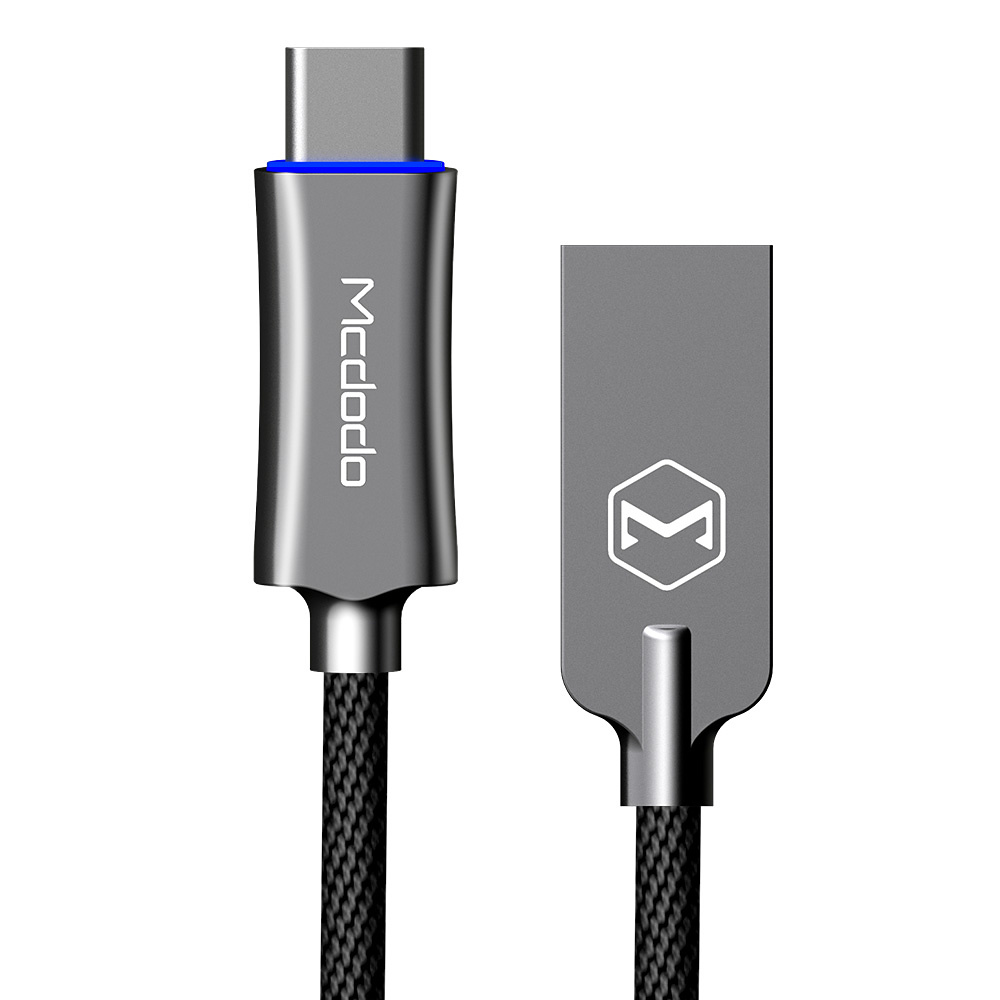 Mcdodo CA-2885 USB-C, LED-Lampa för Samsung, 1.5m, svart