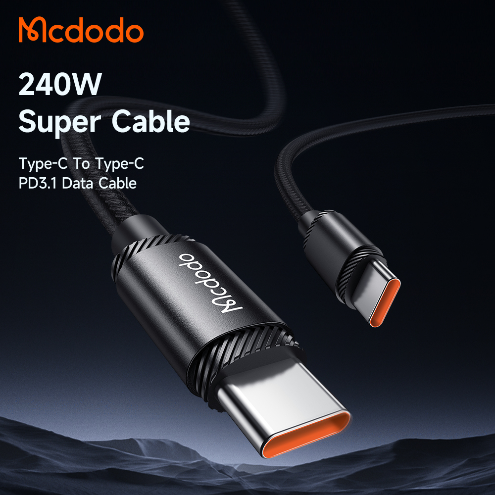 McDodo CA-3681 USB-C till USB-C-kabel, PD3.1, 5A, 2m