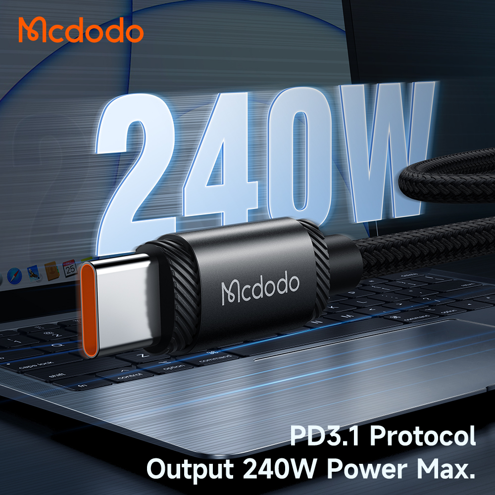 McDodo CA-3681 USB-C till USB-C-kabel, PD3.1, 5A, 2m
