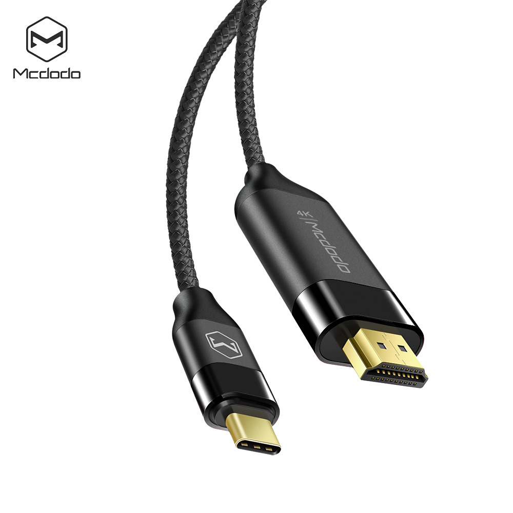 McDodo CA-5880 USB Typ-C till HDMI-kabel, 4K, 2m, svart