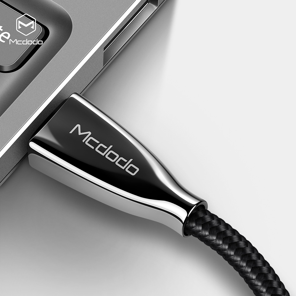 McDodo CA-5890, USB-C till USB-C, Quickcharge, 1.5m, svart