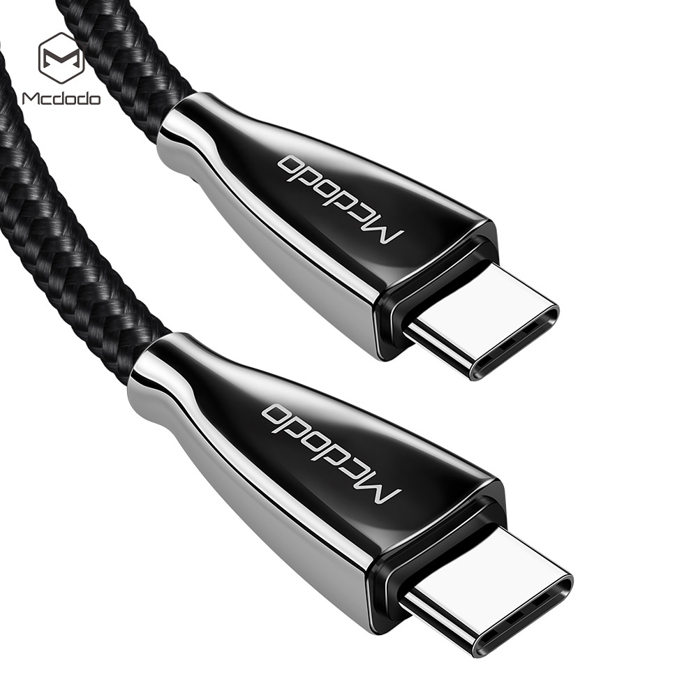 McDodo CA-5891, USB-C till USB-C, Quickcharge, 2m, svart