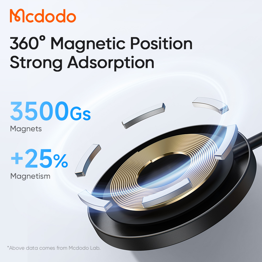 Mcdodo CH-4360 trådlös laddare, 15W, svart