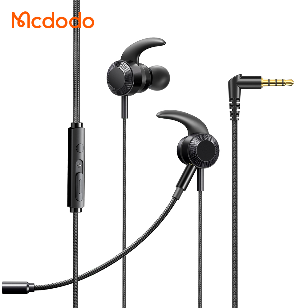 McDodo HP-1330 3.5mm In Ear gaminghörlurar, 2 mikrofoner, 1.2m