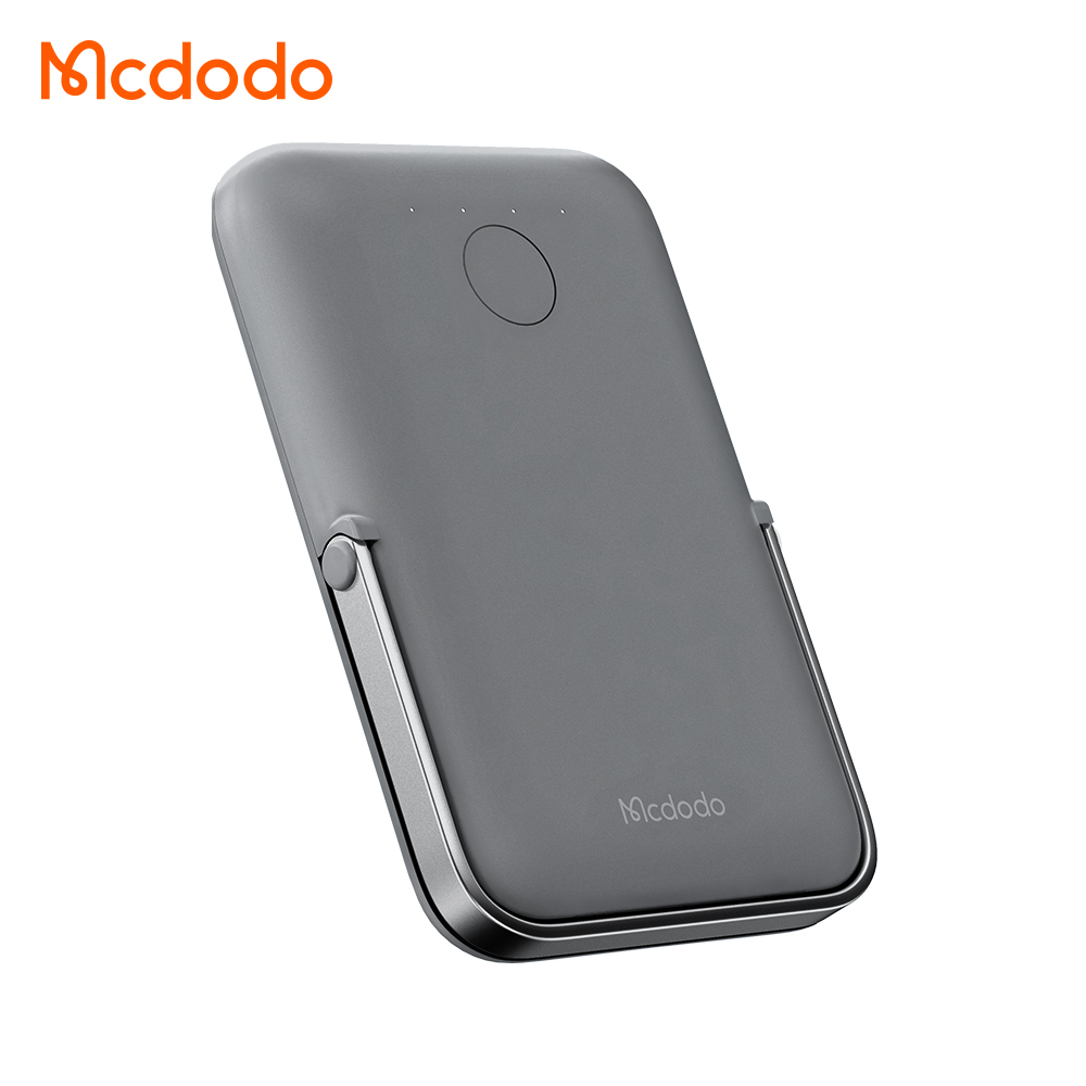 McDodo MC-7050 Gopower Magnetisk PowerBank med ställ, grå