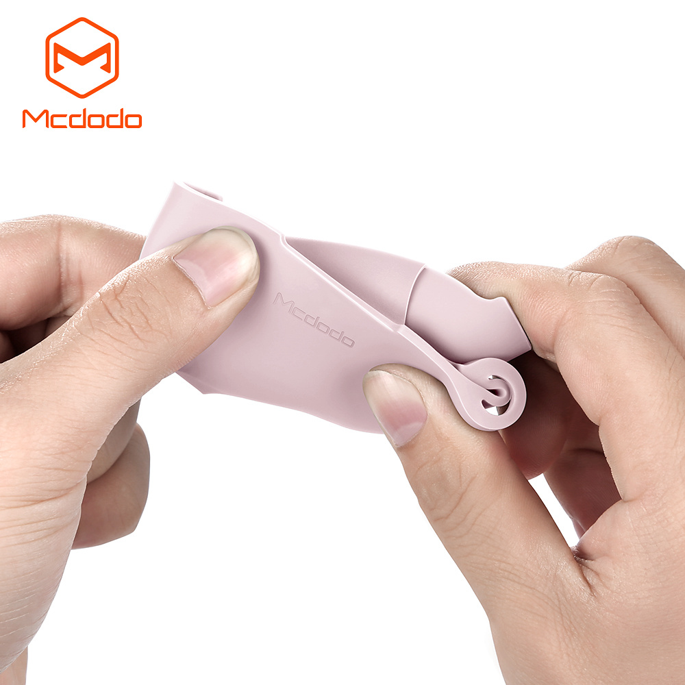 Mcdodo PC-7602 Airpods skyddsfodral, LED, rosa