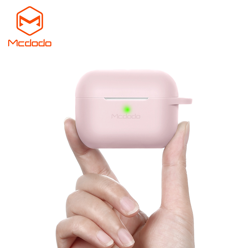 Mcdodo PC-7602 Airpods skyddsfodral, LED, rosa