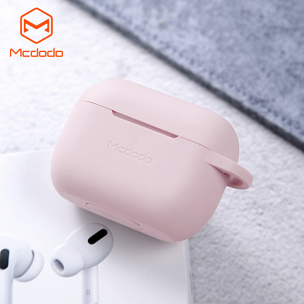 Mcdodo PC-7602 Airpods skyddsfodral, LED, rosa