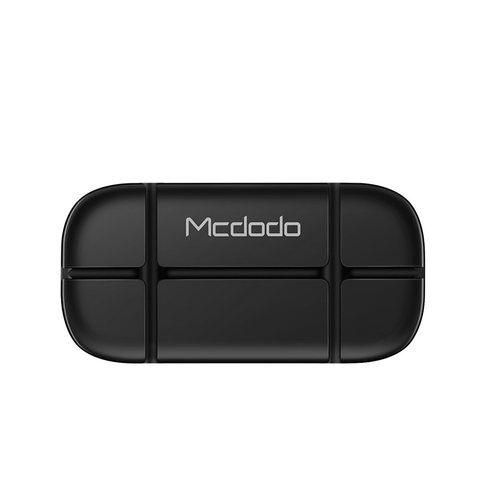 McDodo WF-6090 Kabelhållare i silikon, svart