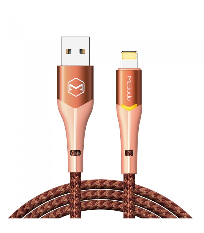 McDodo CA-7842-Magnificence Lightning-kabel, 2.4A, 1.2m, orange