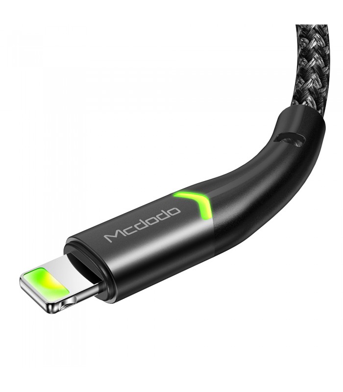 McDodo CA-7843 Magnificence Lightning-kabel, 2.4A, 1.8m, svart