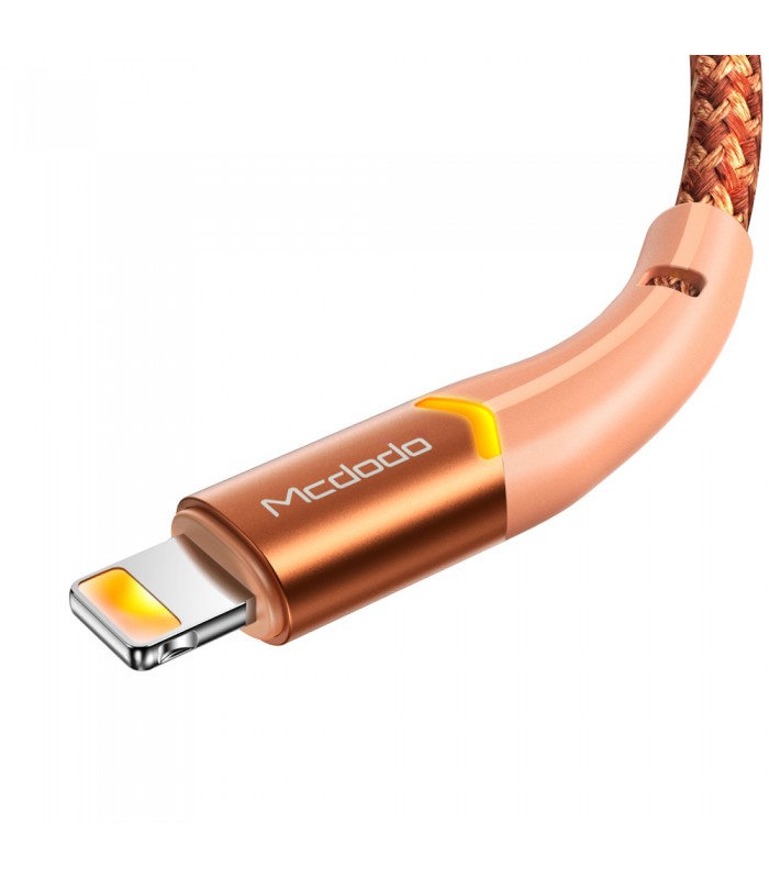 McDodo CA-7845 Magnificence Lightning-kabel, 2.4A, 1.8m, orange