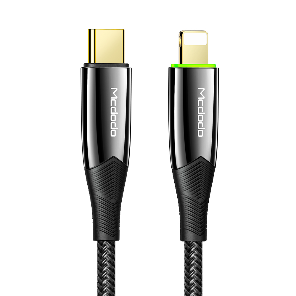 McDodo CA-8563 USB-C - Lighting-kabel, Auto Disconnect, 3A, 1.8m