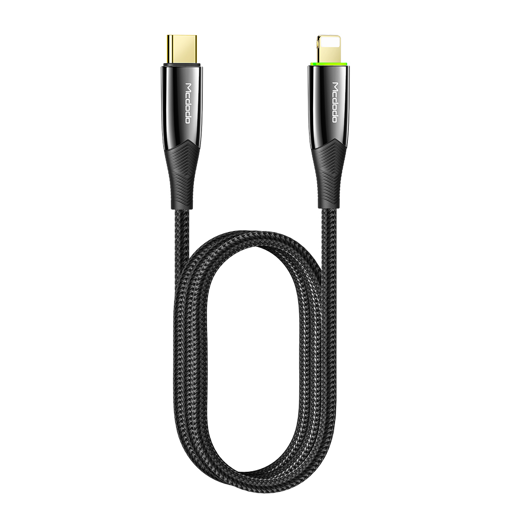 McDodo CA-8563 USB-C - Lighting-kabel, Auto Disconnect, 3A, 1.8m