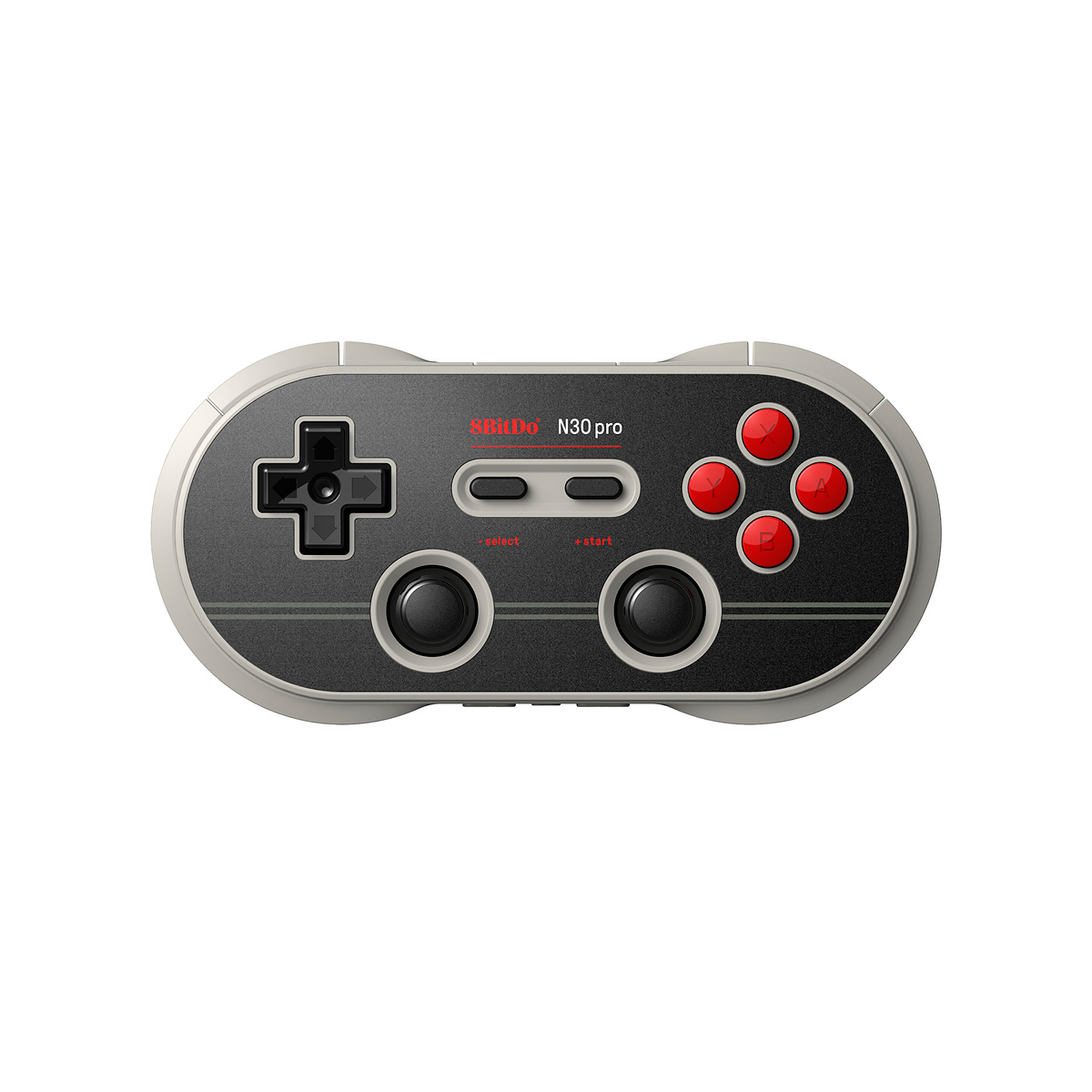 8bitdo N30 Pro 2, N Edition, Bluetooth handkontroll, grå