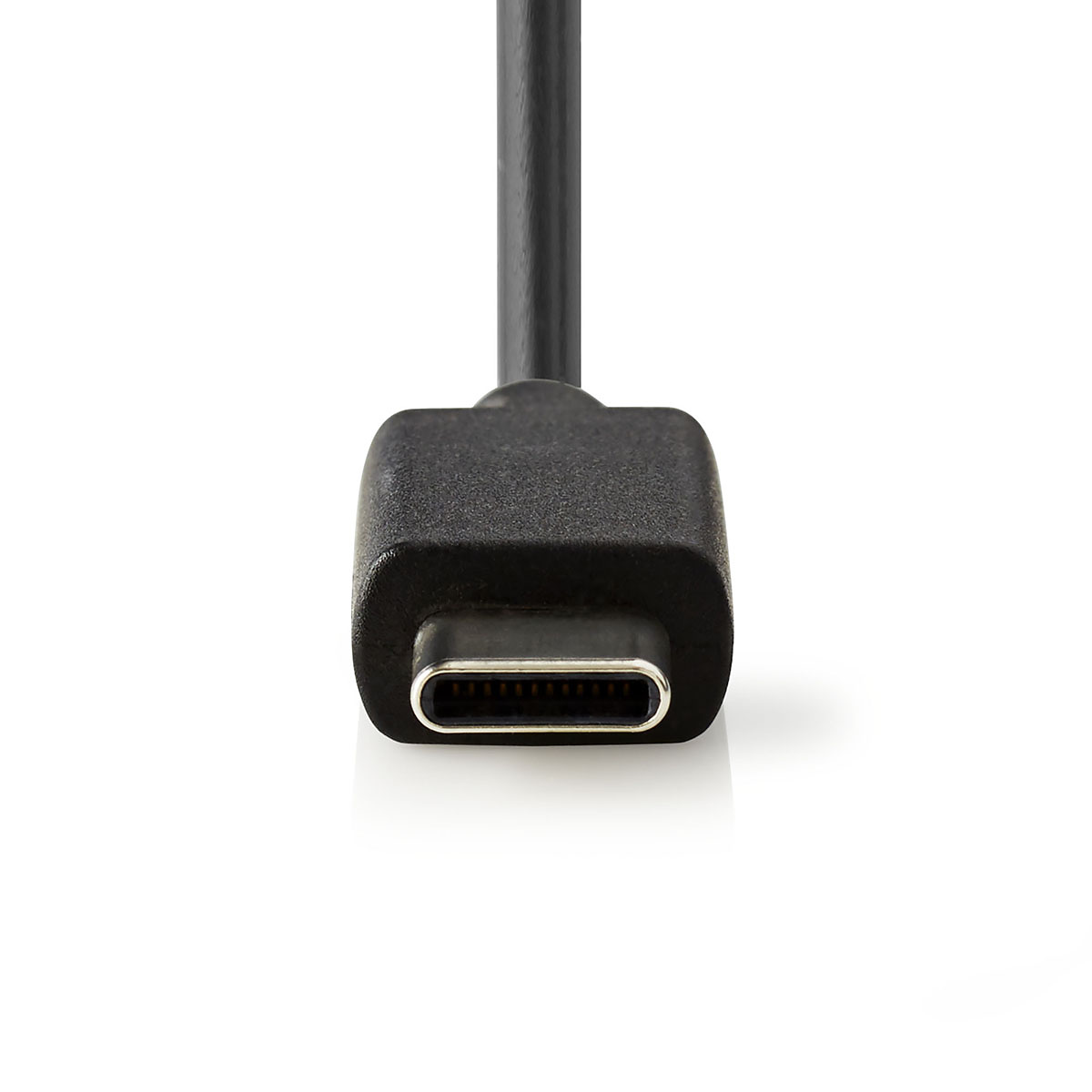 Nedis Billaddare, 3.0A, fast kabel, USB-C, svart