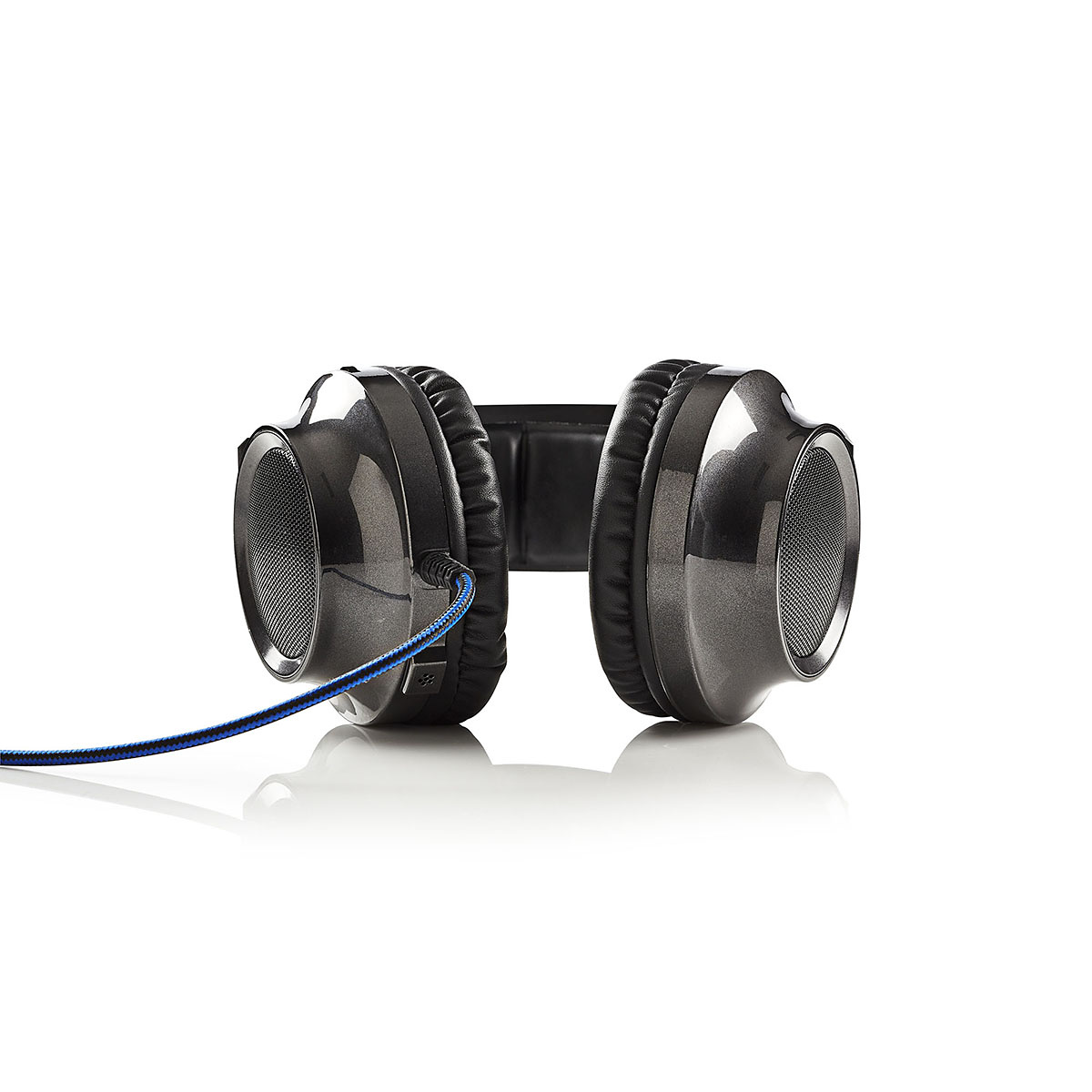 Nedis Gamingheadset, Over-ear, LED-lampa, 3.5mm, svart