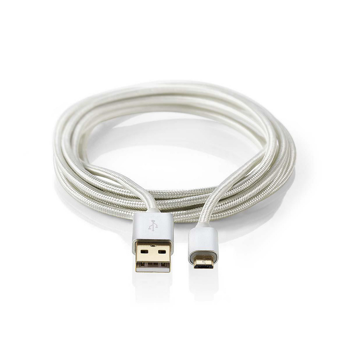 Nedis USB 2.0-kabel, USB-A till Micro-USB, 3m