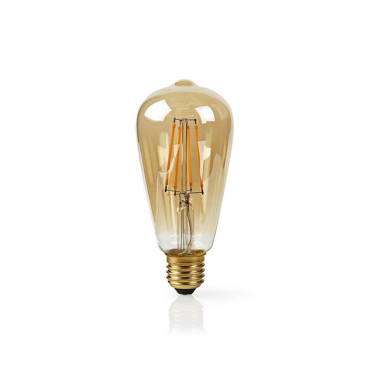 Nedis Wi-Fi Smart LED-filamentlampa E27 - Vit
