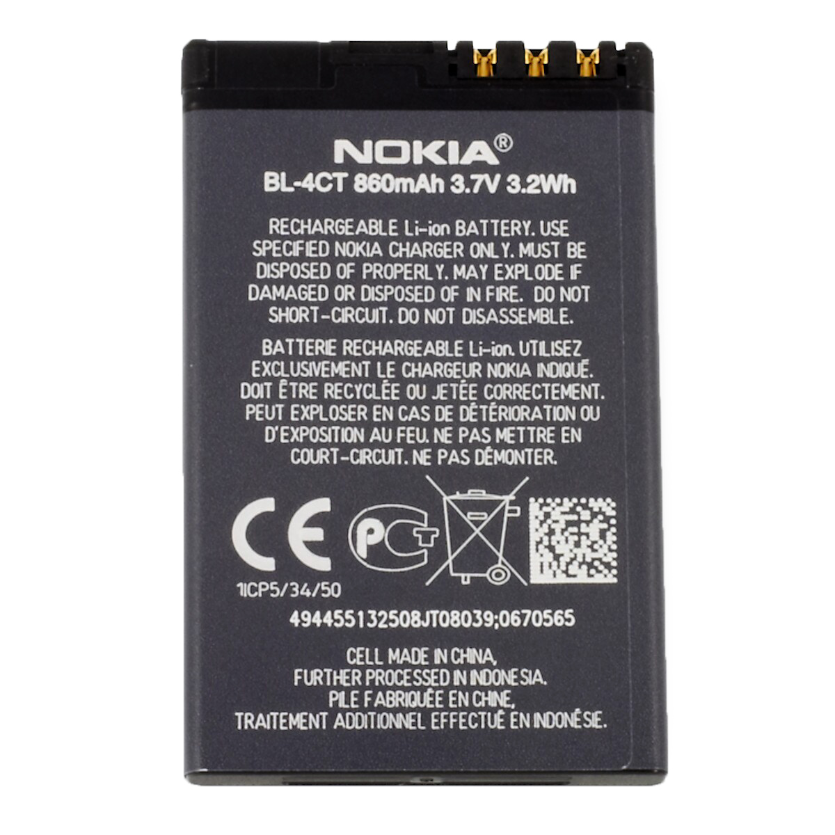 Nokia BL-4CT batteri - Original