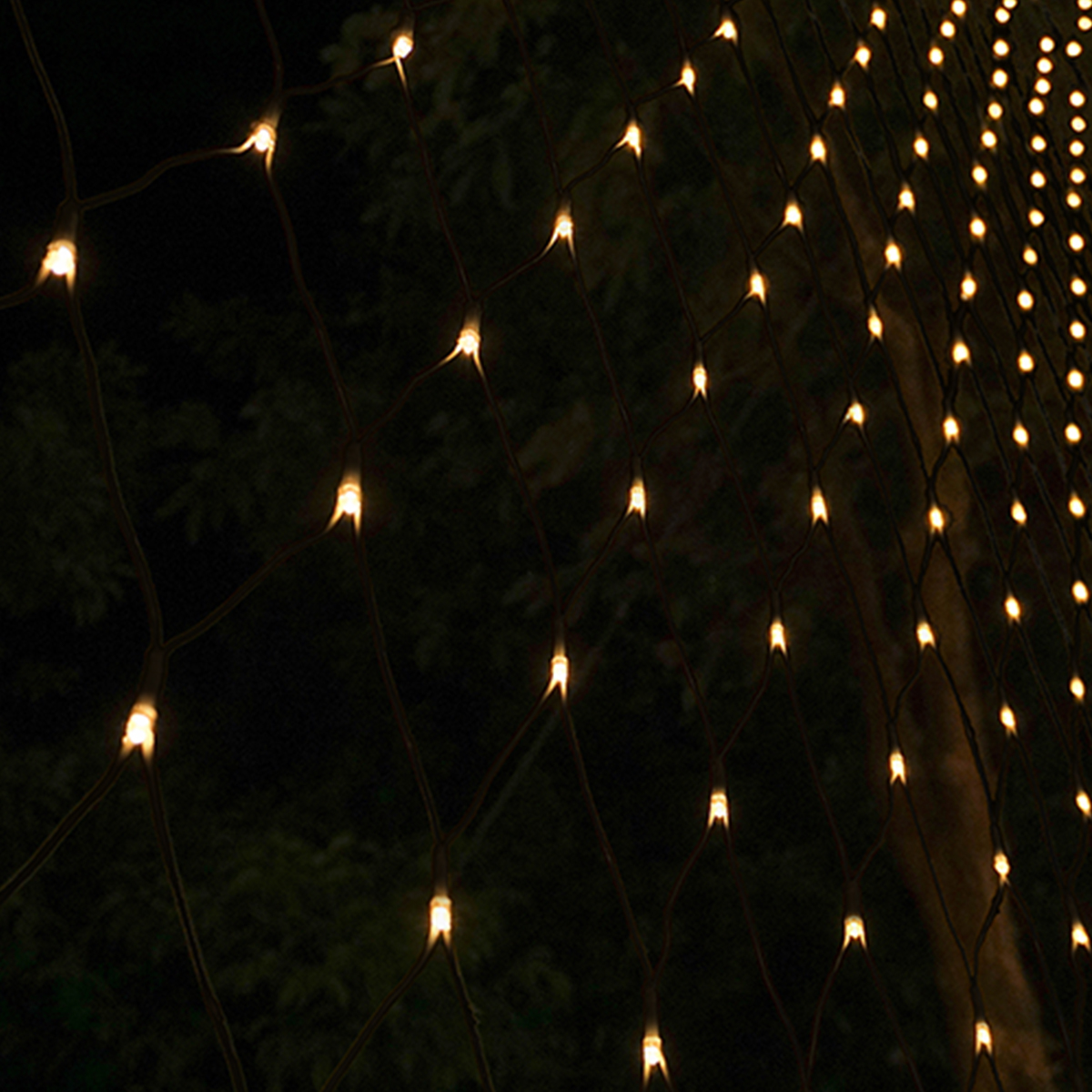 Nordic Home LED ljusnät för utomhusbruk, varmvit, 120x150 cm