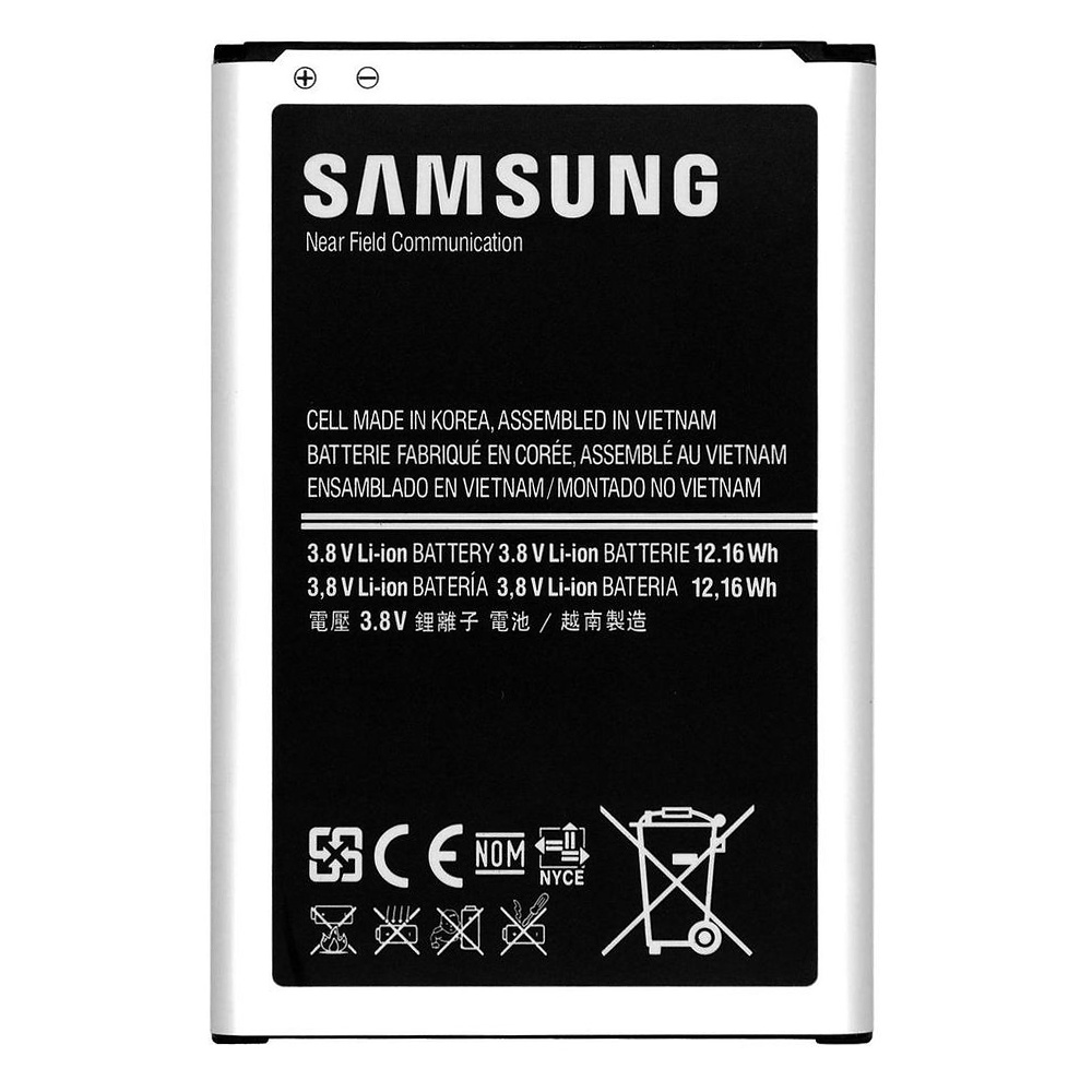 Samsung Galaxy Note 3 original batteri, 3200mAh, EB-B800BE