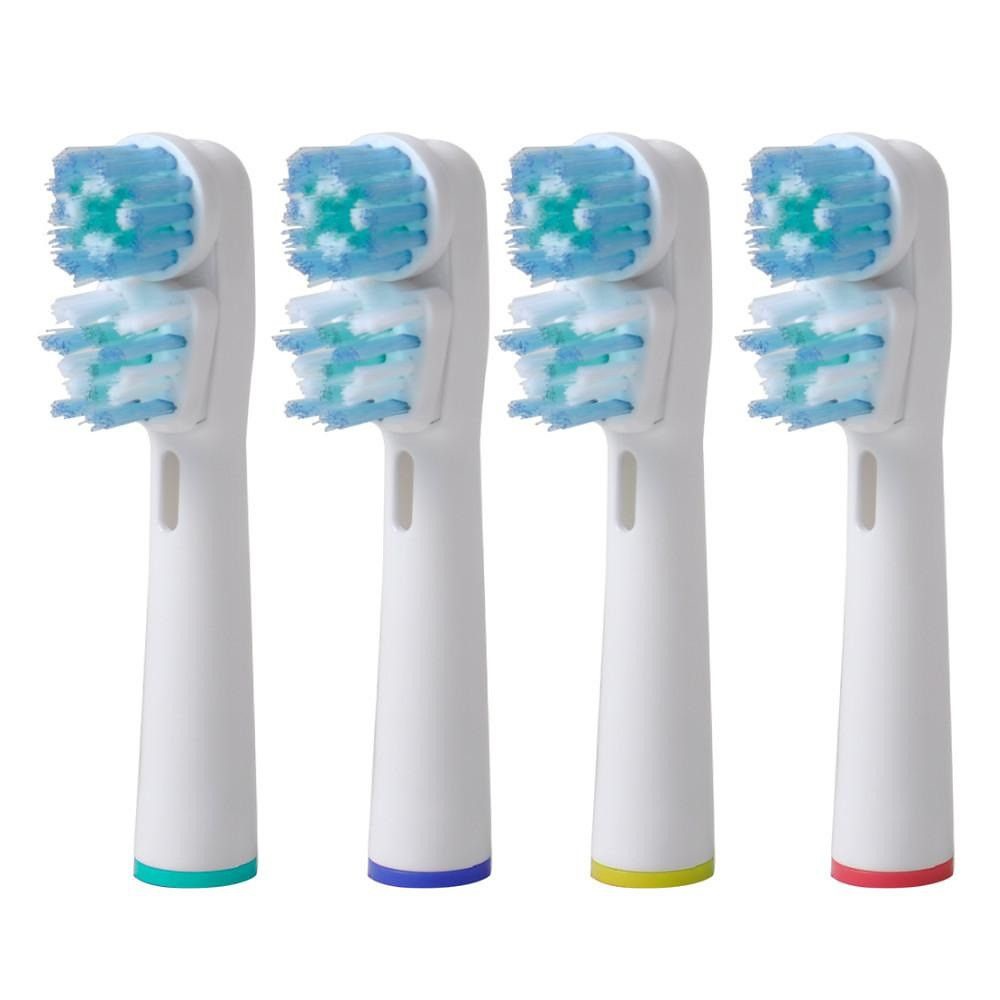 Oral-B kompatibla tandborsthuvuden, dubbel borste, SB-417A, 4-pack