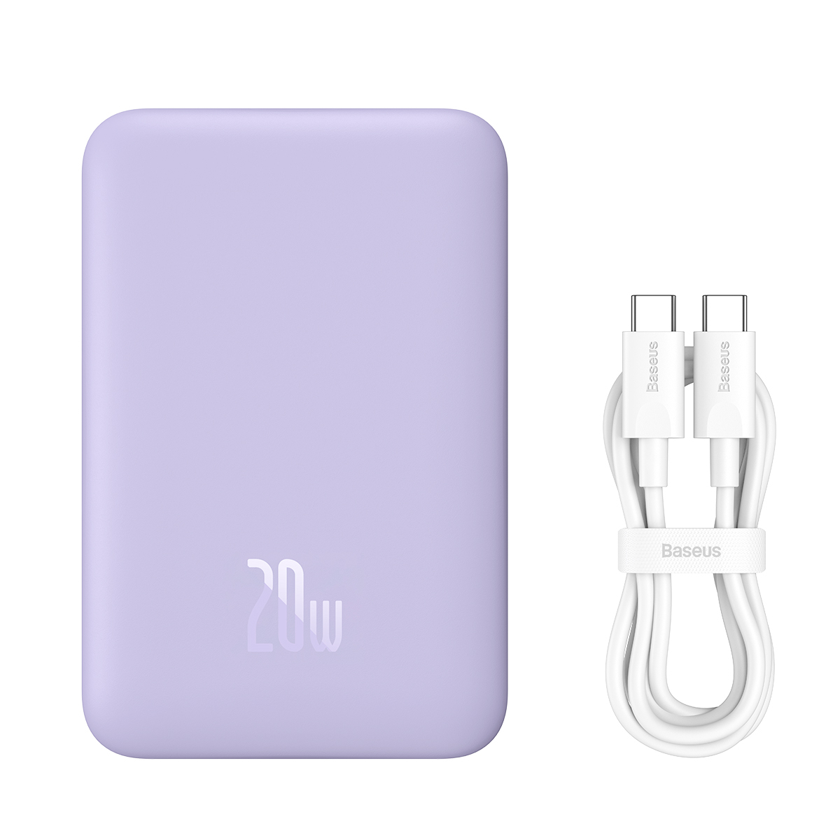 Baseus PPCX070005 magnetisk powerbank med ställ, USB-C, 5800mAh