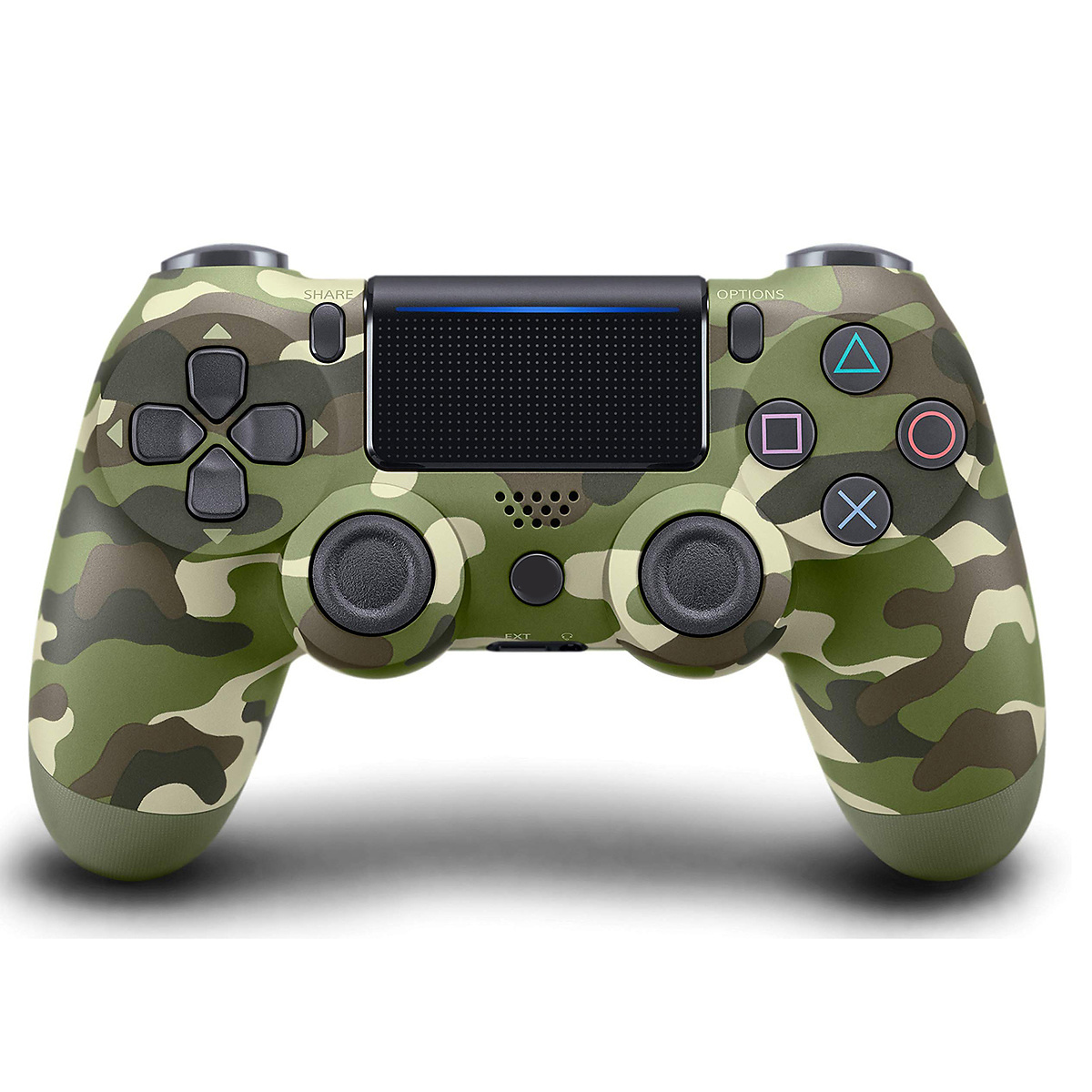 PS4 trådlös handkontroll, camo grön