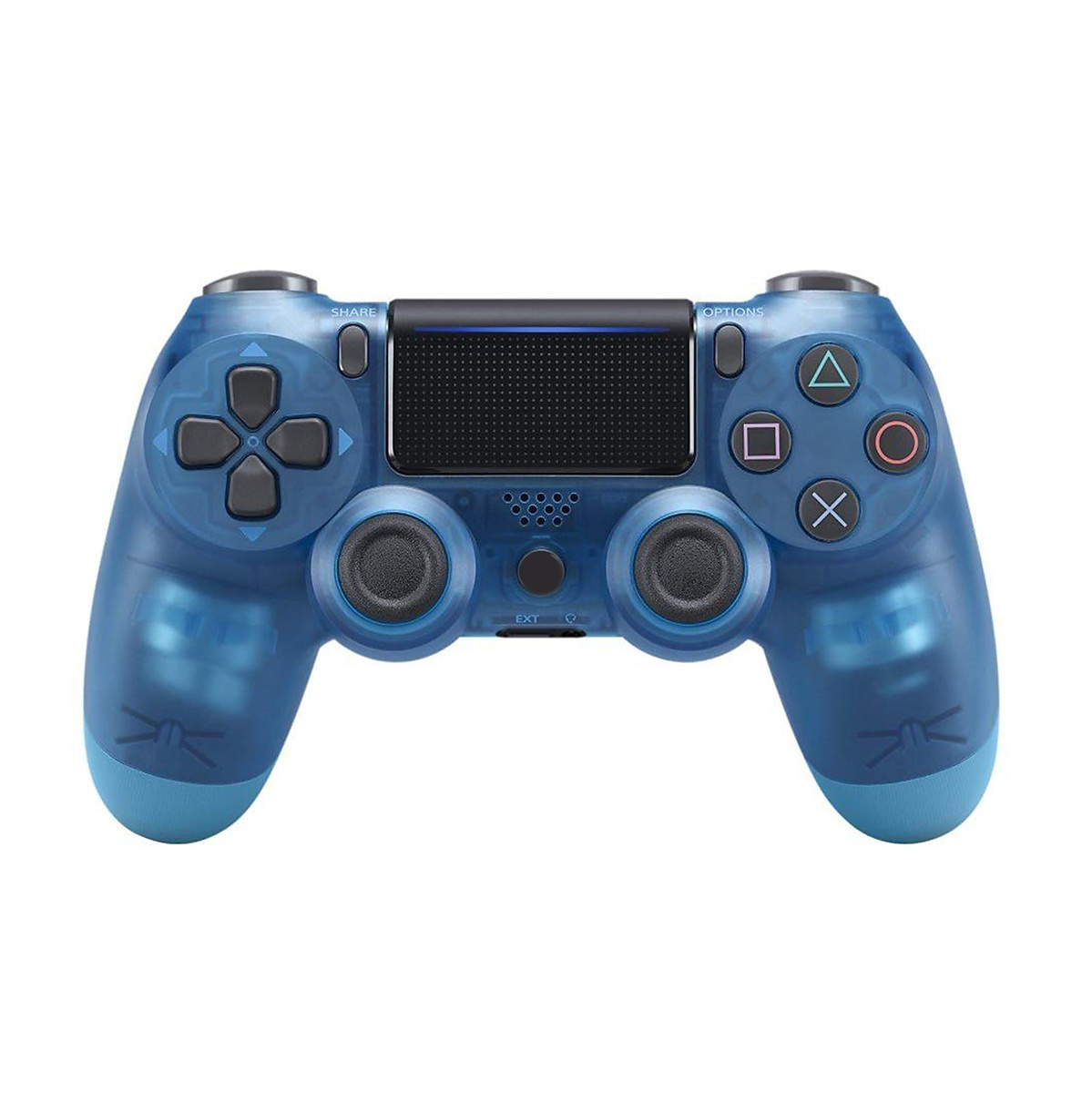 PS4 trådlös handkontroll, kristall blå