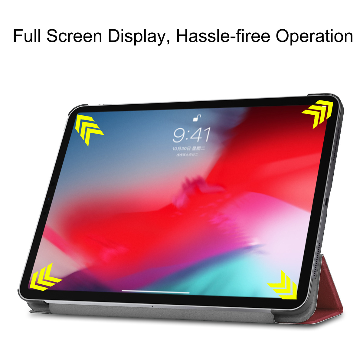 Smart cover/ställ, iPad Pro 11" (2018), röd