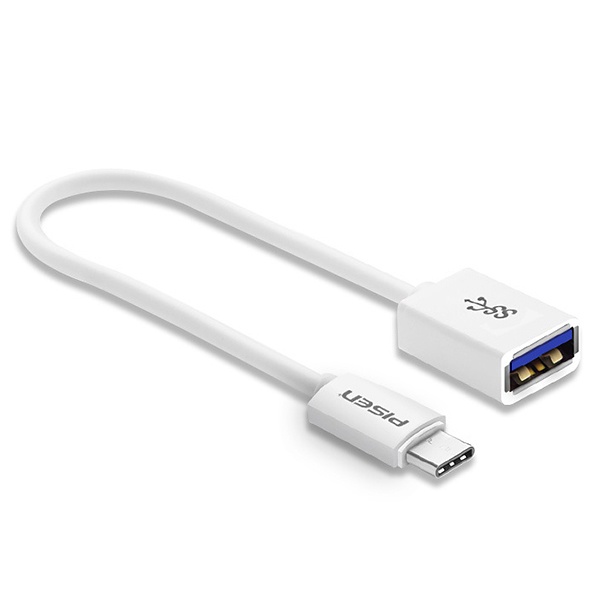 Pisen OTG USB Plug till Micro-USB, 15cm, Macbook Google