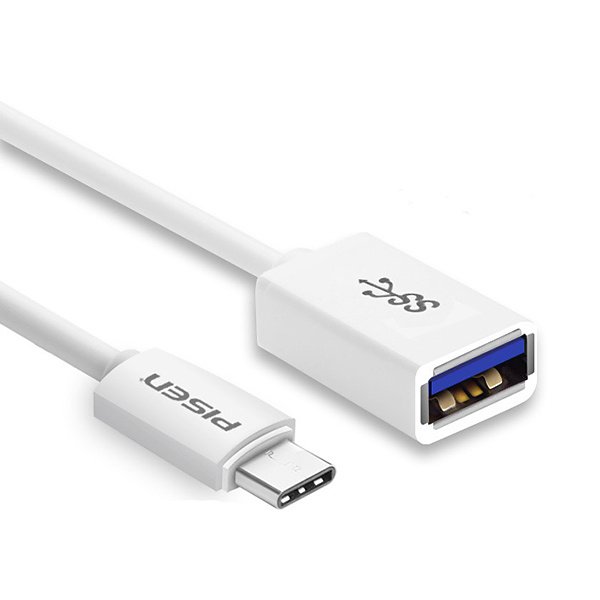 Pisen OTG USB Plug till Micro-USB, 15cm, Macbook Google