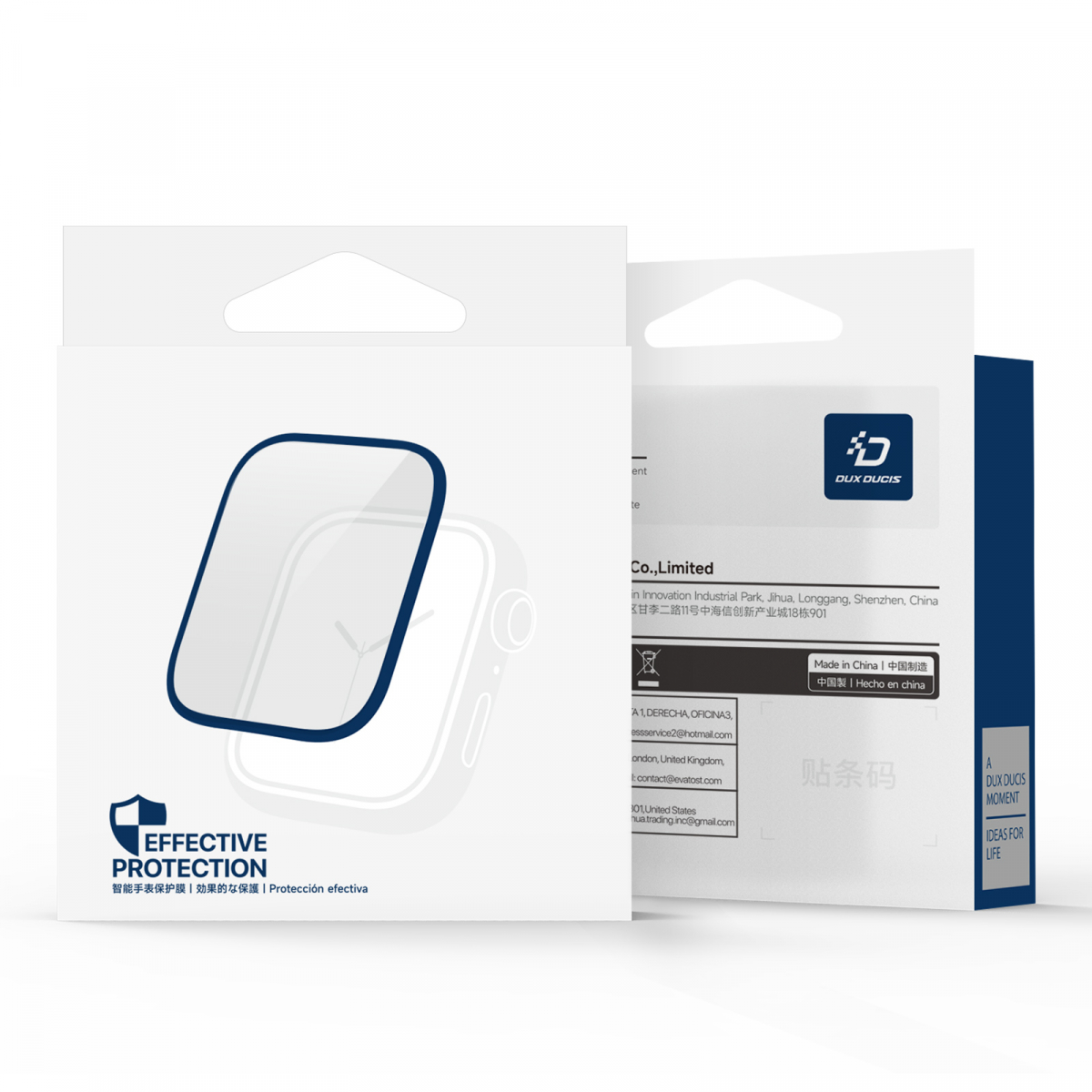 Dux Ducis Pmma skärmskydd till Apple Watch 10, 46mm, 2-pack