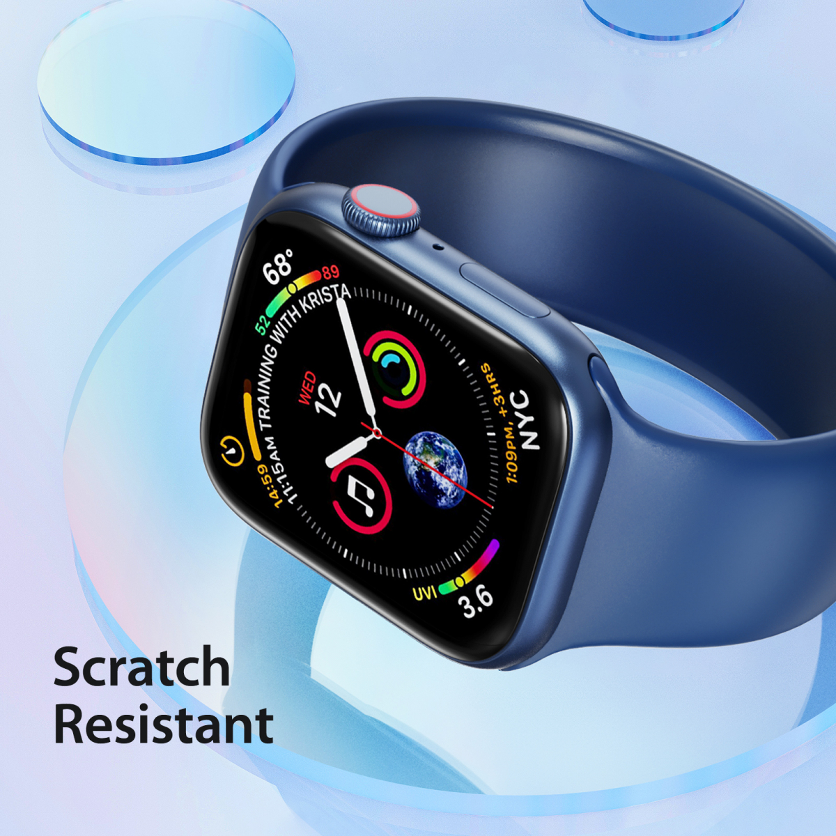 Dux Ducis Pmma skärmskydd till Apple Watch 10, 46mm, 2-pack