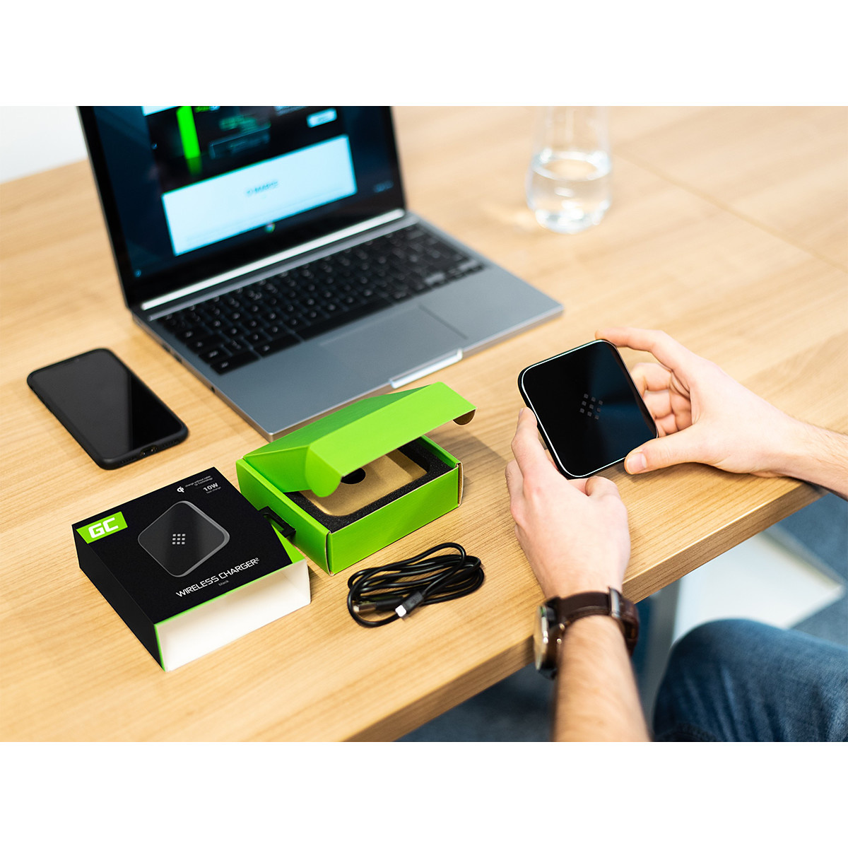 Qi Green Cell Wireless Charger_ 10W