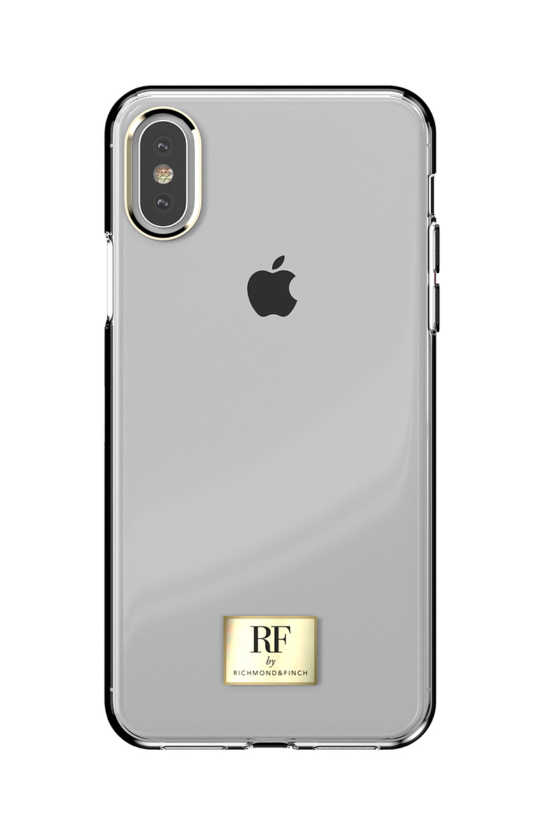 Richmond & Finch skal, iPhone X/XS, transparent svart