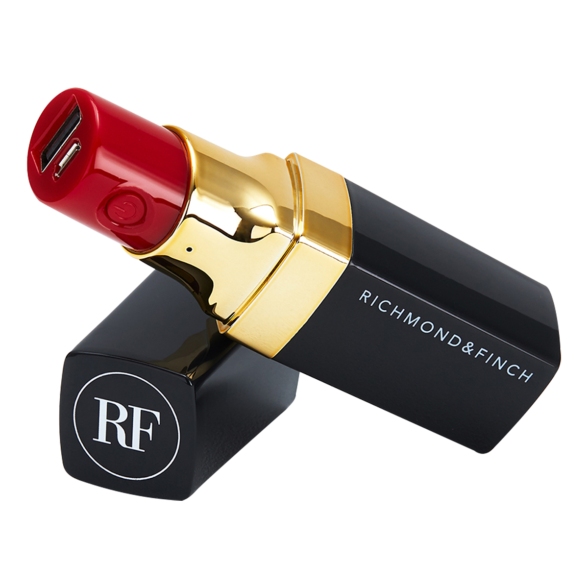 Richmond & Finch Lipstick Powerbank, svart