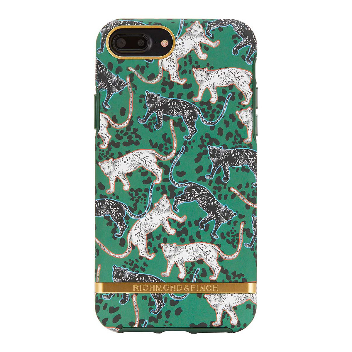 Richmond & Finch skal, iPhone 6/7/8 Plus, Green Leopard