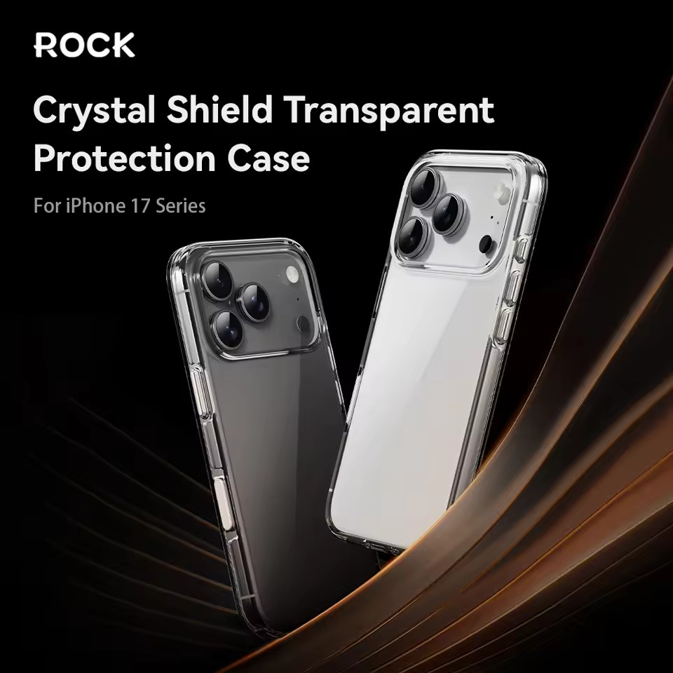 Rock Pure Series transparent skal till iPhone 17