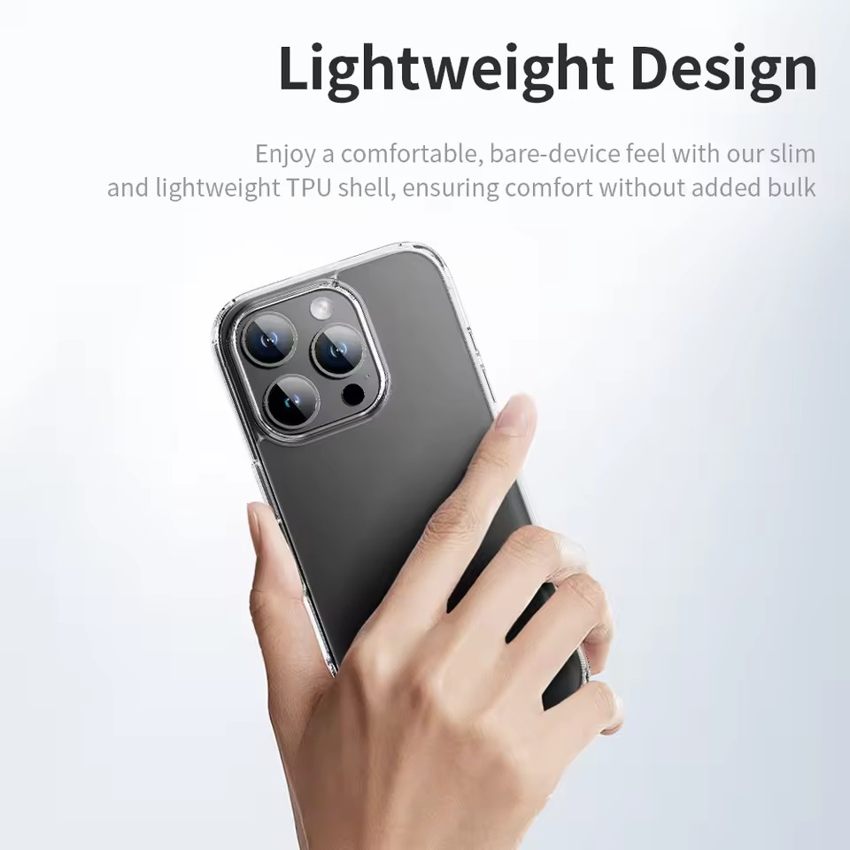 Rock Pure Series transparent skal till iPhone 16 Pro